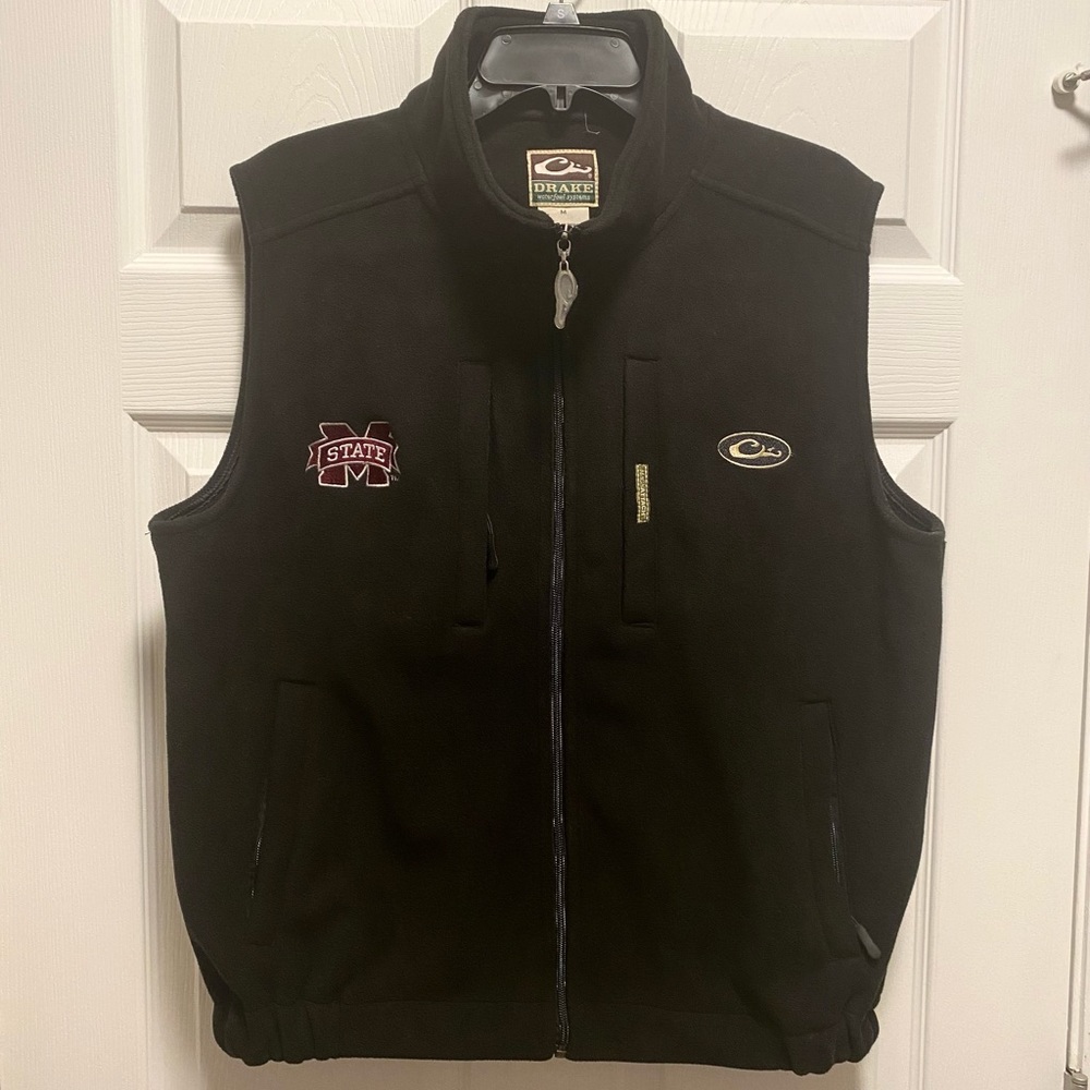 Men’s Drake Black Mississippi State Vest - Size M